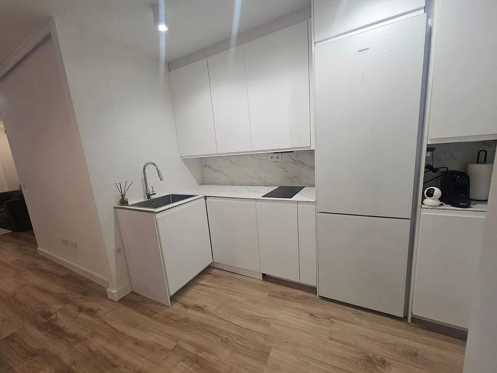 Cuisine - 1-Bedroom Apartment with A/C in Casco Antiguo