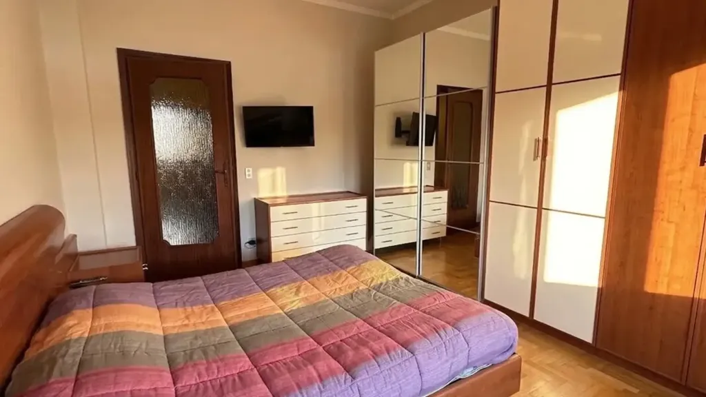Bedrooms - Four-Room Apartment with Balconies in Moncalieri
