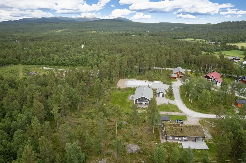 Õhuvaade - Corner Plot with Ski Access in Ljusnedal