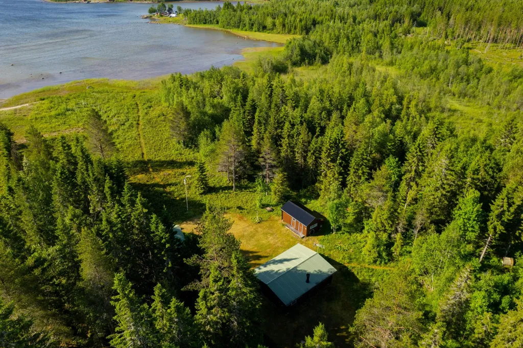 Vue aérienne - Villa with Sea View in Bastuviken, Blacke