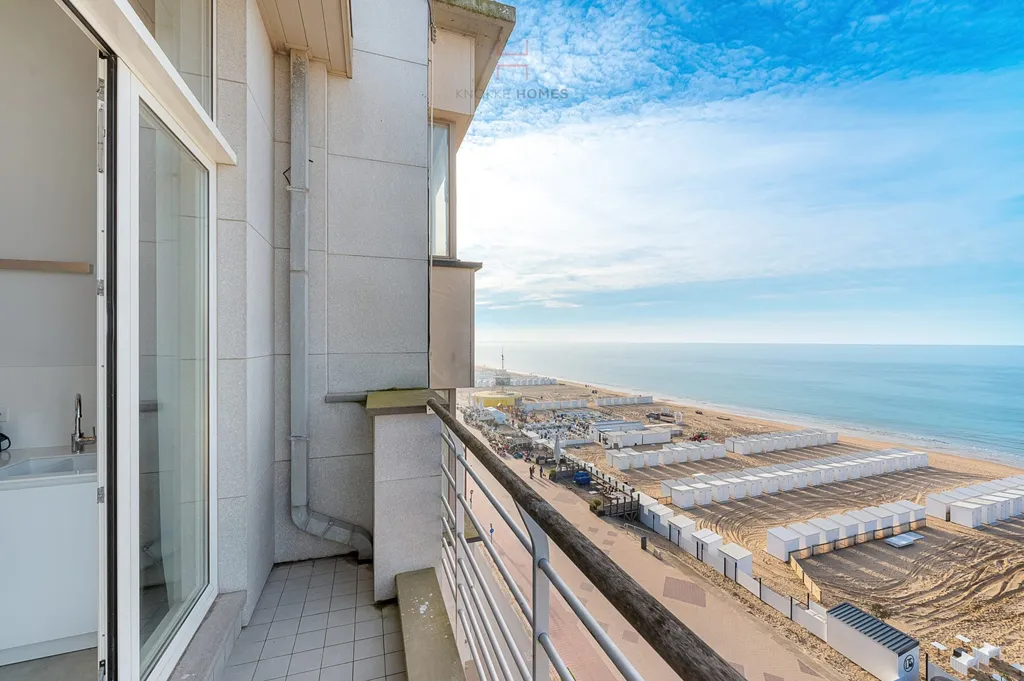 Balcon - Duplex Mansardé avec Mezzanine et Vue Mer à Zeedijk-Het-Zoute