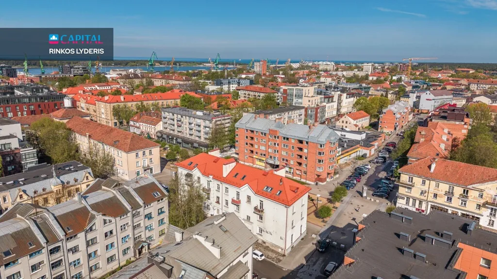 Vue aérienne - 2-Bedroom Apartment with Balcony in Klaipėda Centre