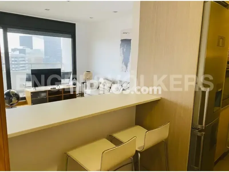 Cuisine - Furnished Apartment with Balcony in Sant Martí