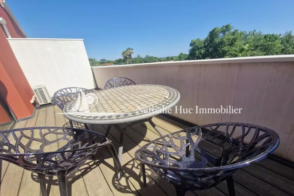 Balcon - Appartement Duplex avec Terrasse à Canet Plage