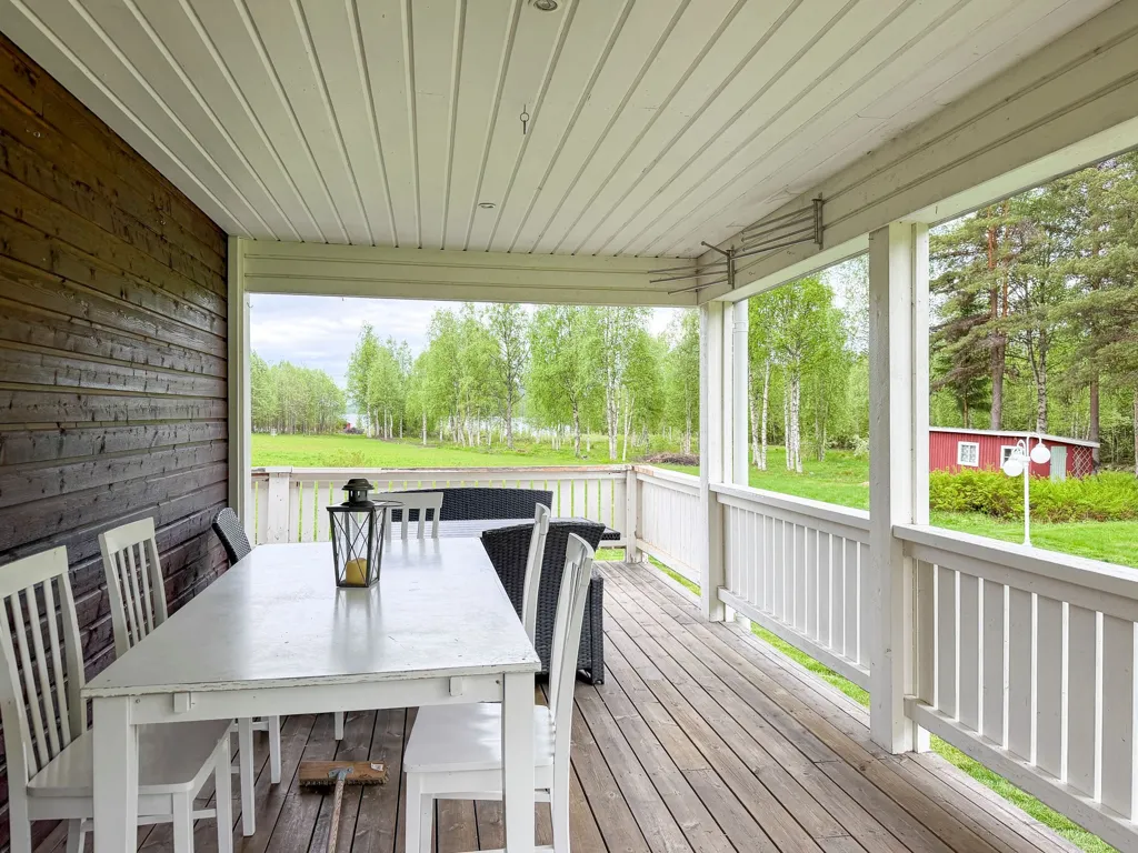 Terrasse - Strand-adjacent Farmstead with Three Cottages in Västerbotten