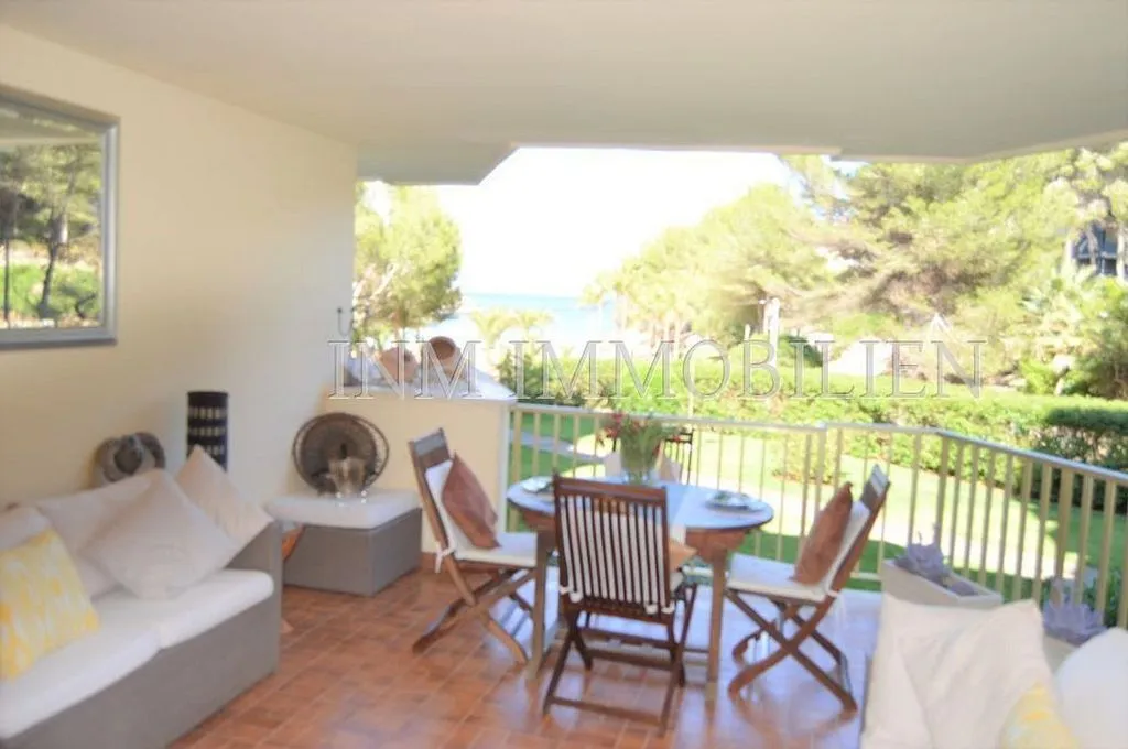 Terrasse - Apartment with Pool and Sea View in Cala Vinyes