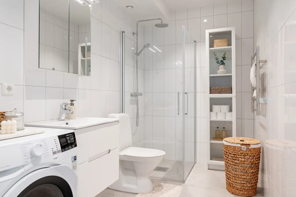 Salles de bain - Modern Flat with South Terrace in Allarps Terrasser