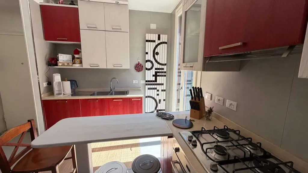 Köök - Restored Apartment with Terrace in Venice