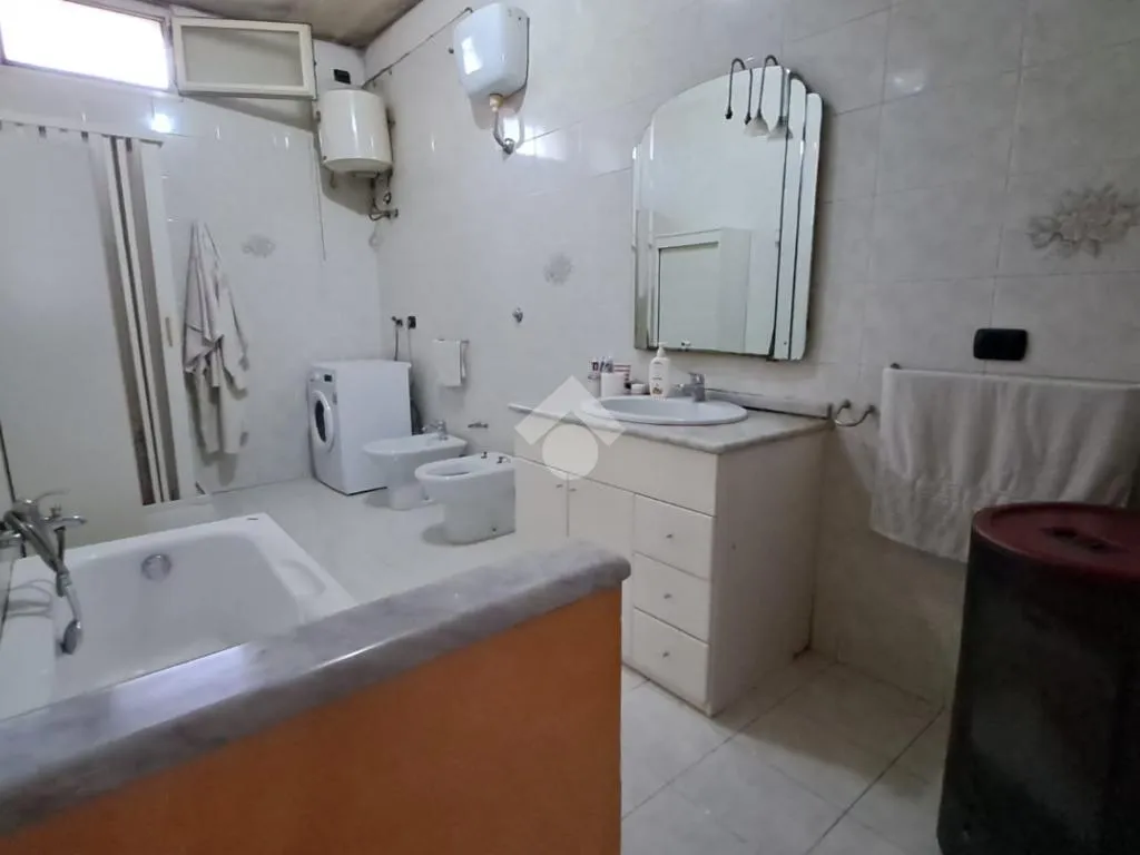 Bathrooms - Three-Bedroom Apartment with Fireplace in San Marcellino