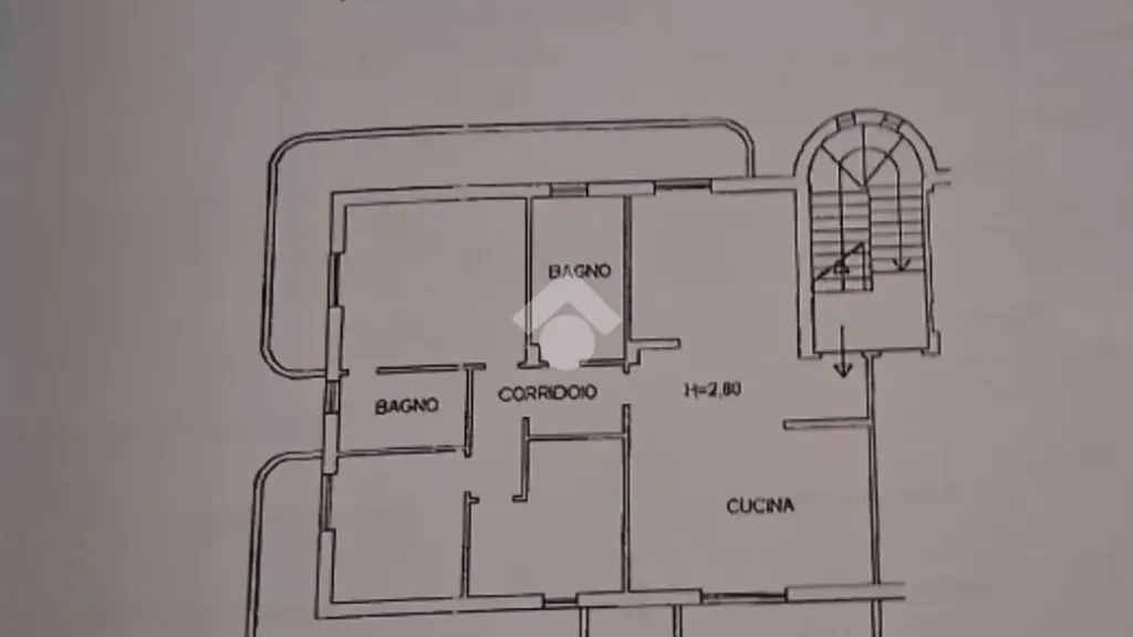 Plan - Bright Apartment with Balconies in Cropani