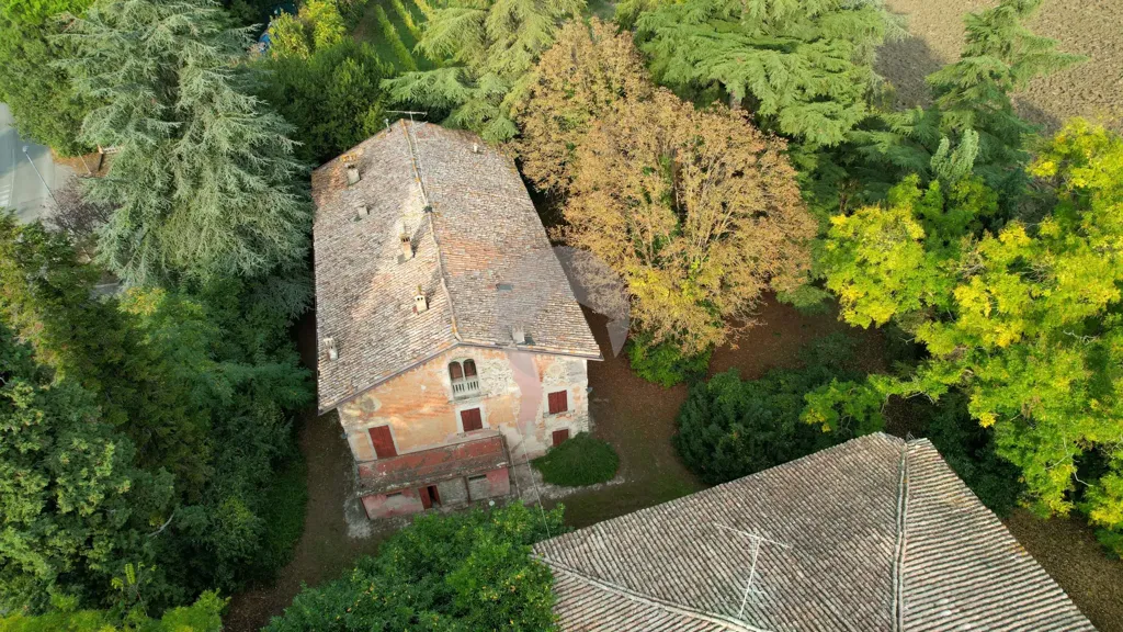 Vue aérienne - Historic Villa Complex with Private Park in Quattro Castella