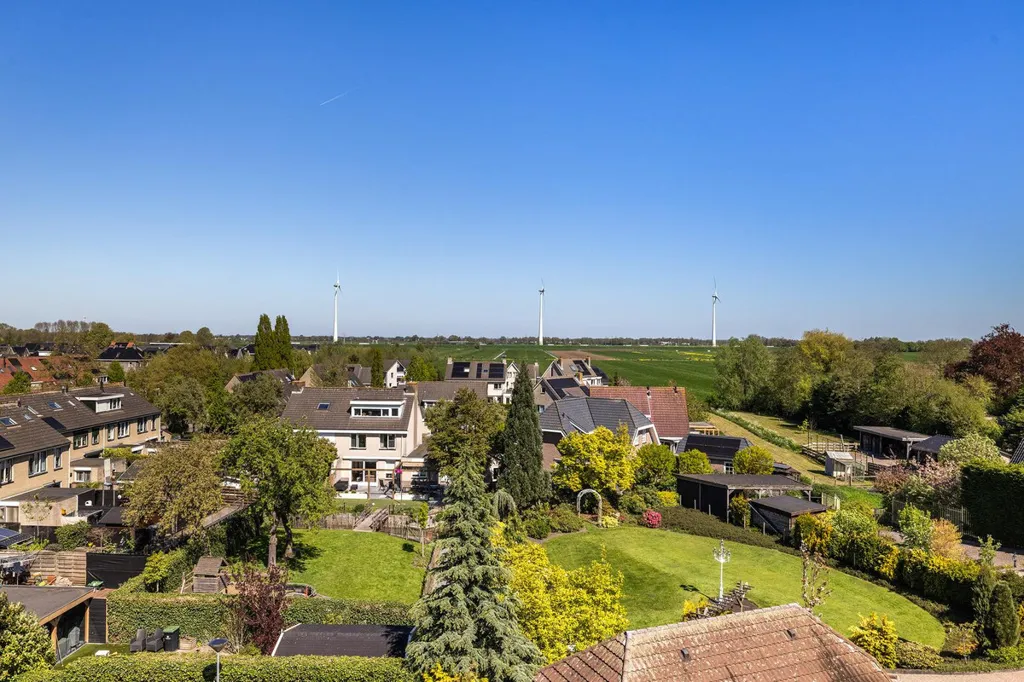 Vue aérienne - Penthouse with River View in Boven-Hardinxveld