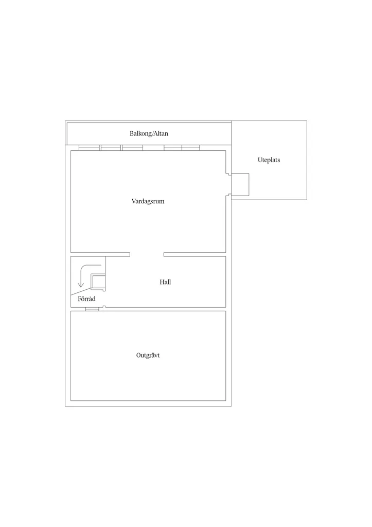 Planimetria - Terraced House with Garden in Stuvsta