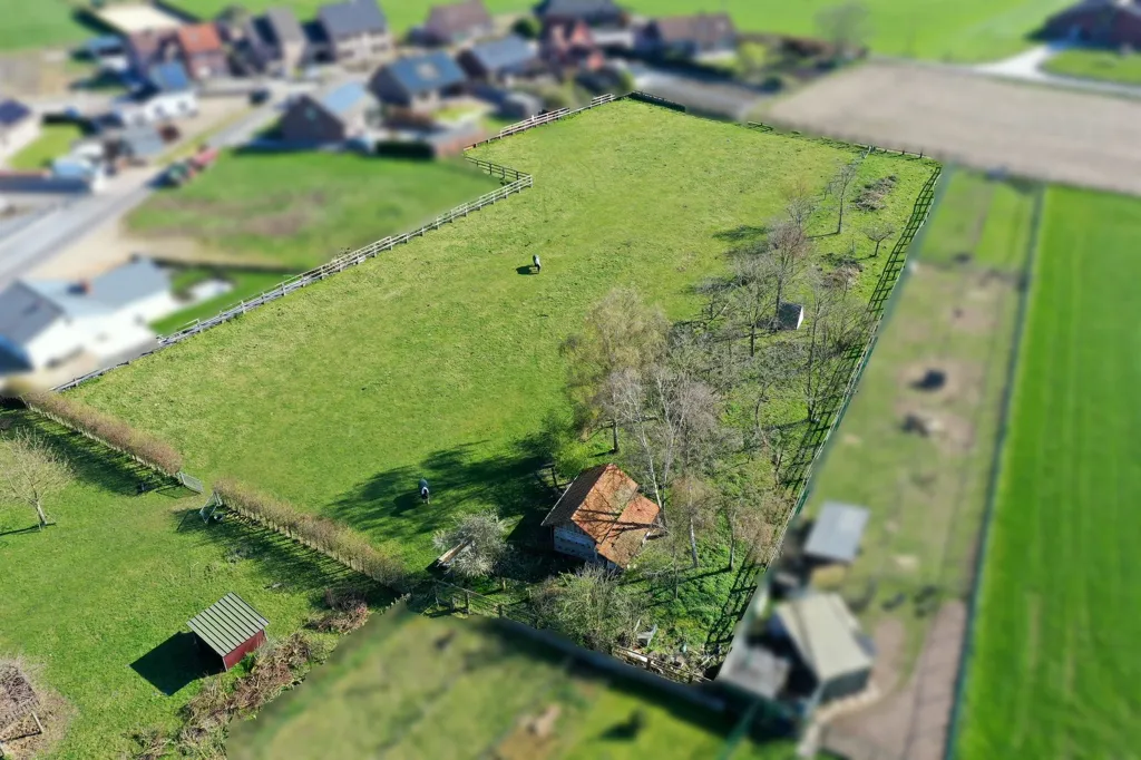 Vista aerea - Characterful Farmhouse with Stables in Dilsen-Stokkem