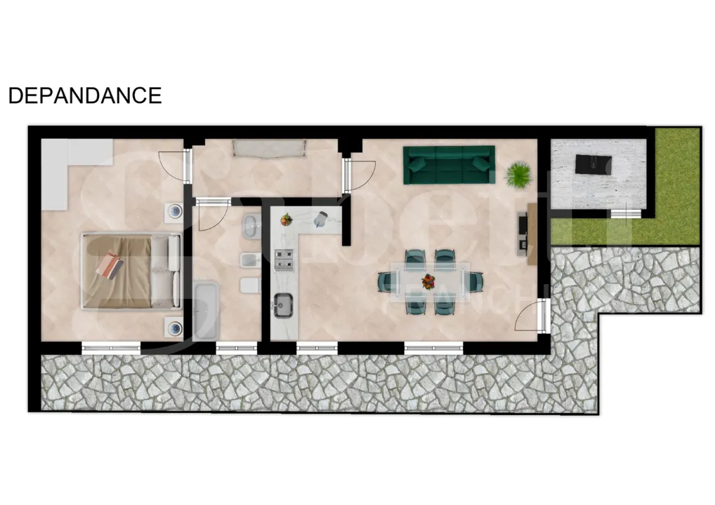Plaan - Rustic Villa with Private Park in Bibiana