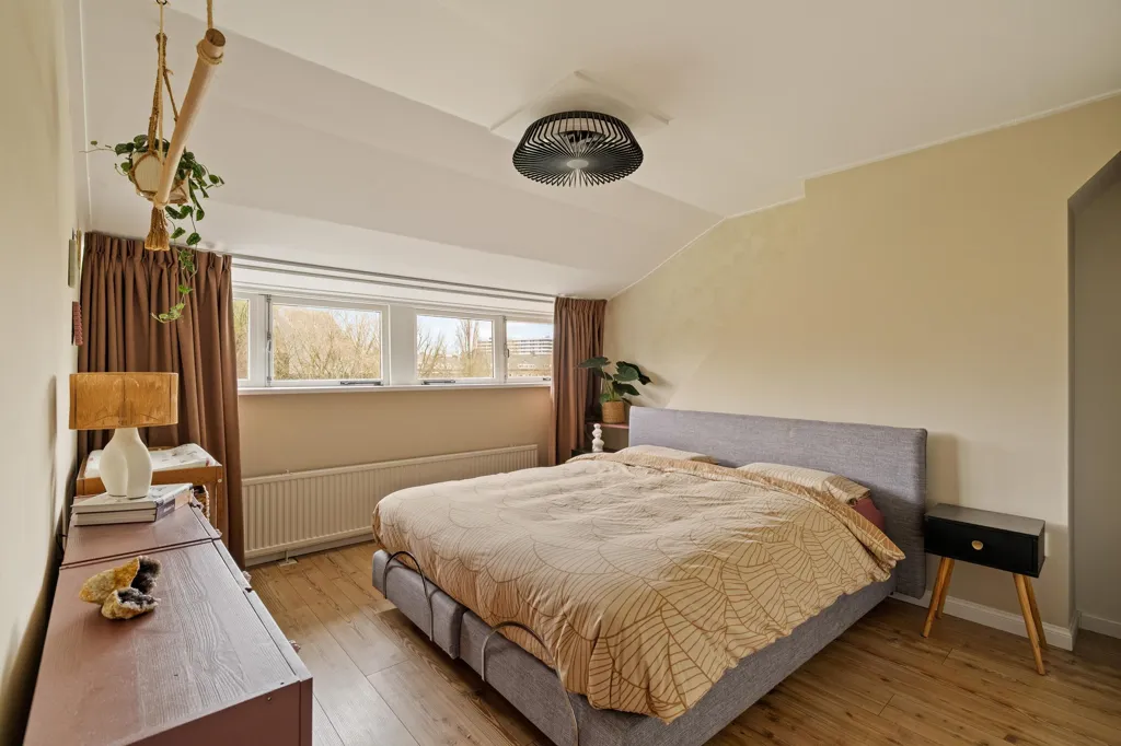 Camere da letto - Charming Gallery Flat with Park View in Utrecht