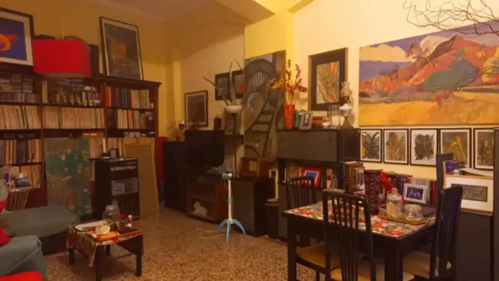 Séjour - Apartment with Terraces in Messina