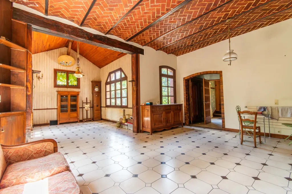 Séjour - Maison Ancienne avec Jardin au Centre Ville de Montmorency