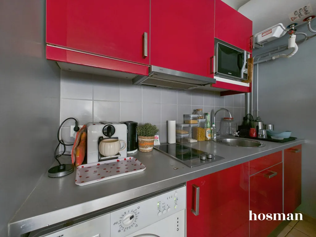 Cucina - Studio with Garden in Paris 20e