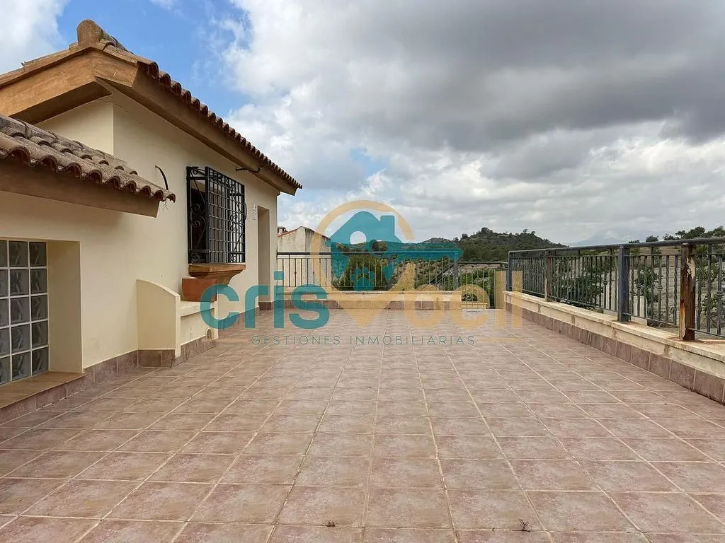Terrasse - Rural House with Terrace in Zarcilla de Ramos