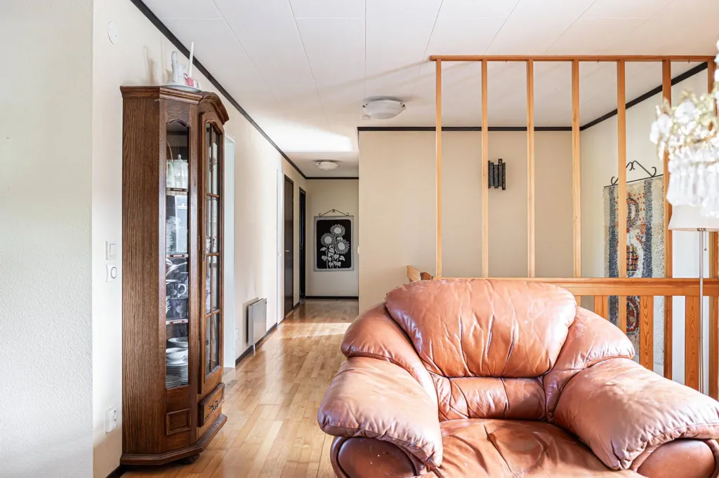 Living Room - Sutteräng Villa with Balcony in Västmanland
