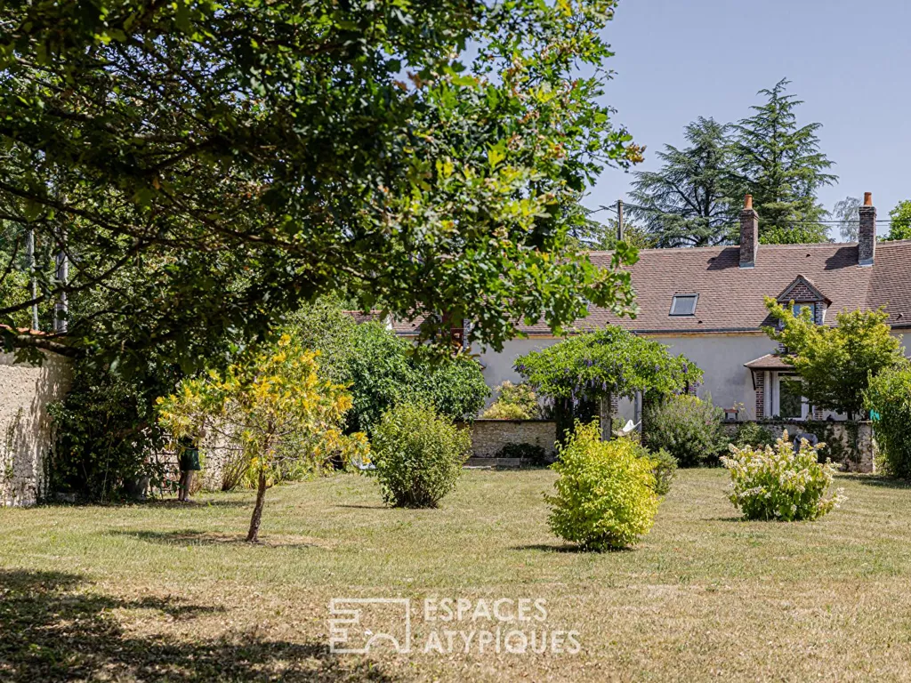 Jardin - Longère de Caractère avec Dépendances près de Paris