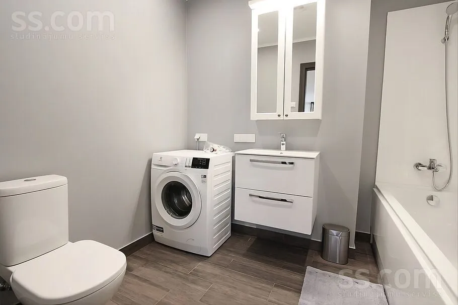 Salles de bain - Bright One-Bedroom Apartment in Riga Centre