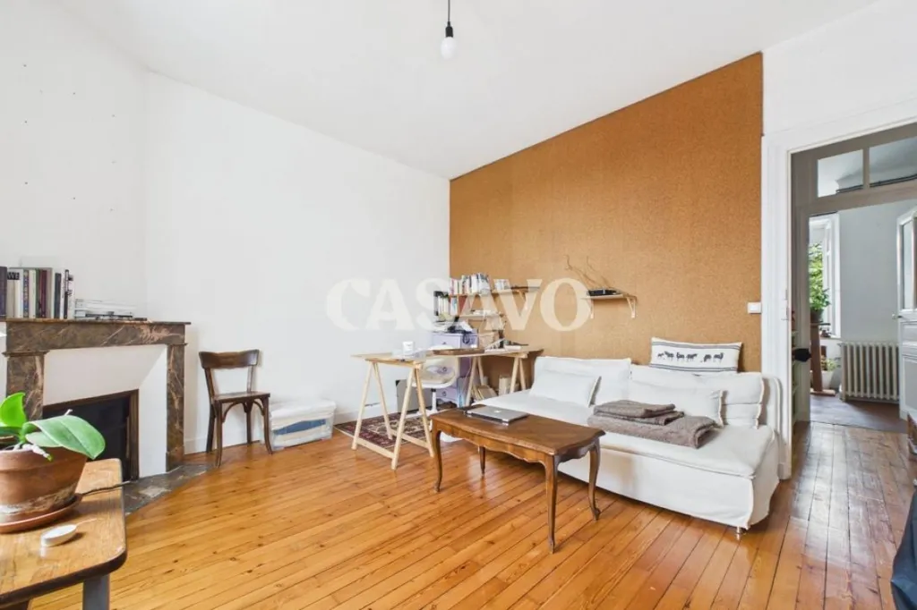 Living Room - Charming 3-Piece Apartment in Chantenay, Nantes