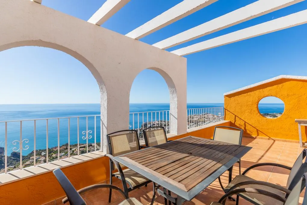Terrasse - Duplex with Sea Views in Cumbre del Sol, Benitachell