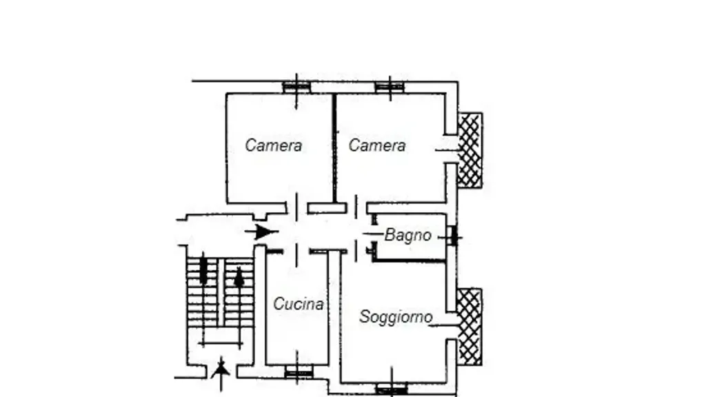 Plan - Apartment with Attic in Dipignano