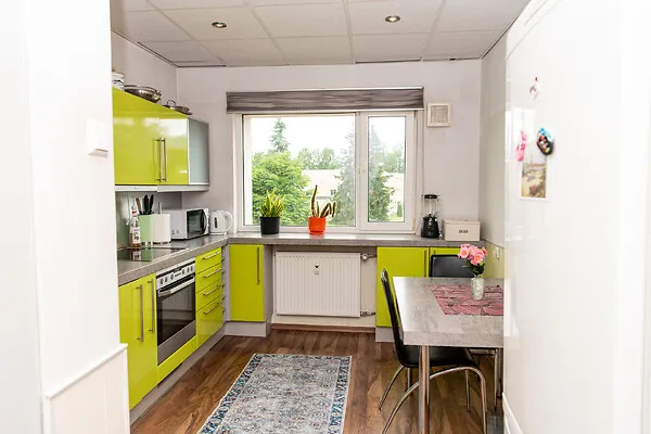 Köök - Renovated Flat with Balcony in Luunja