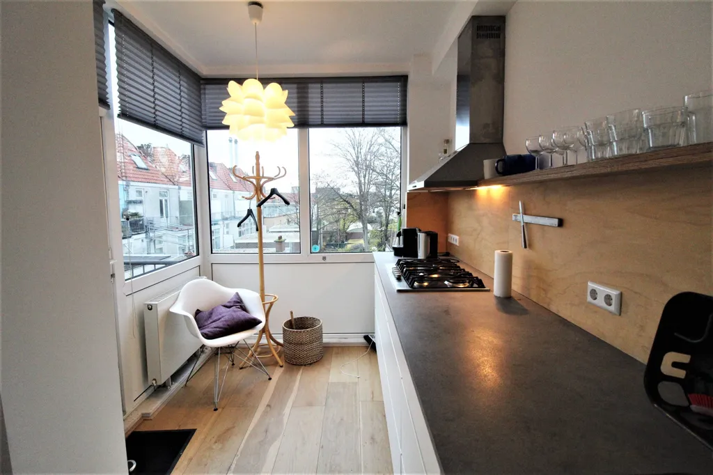 Cucina - Furnished Apartment with Terrace in Weimarstraat