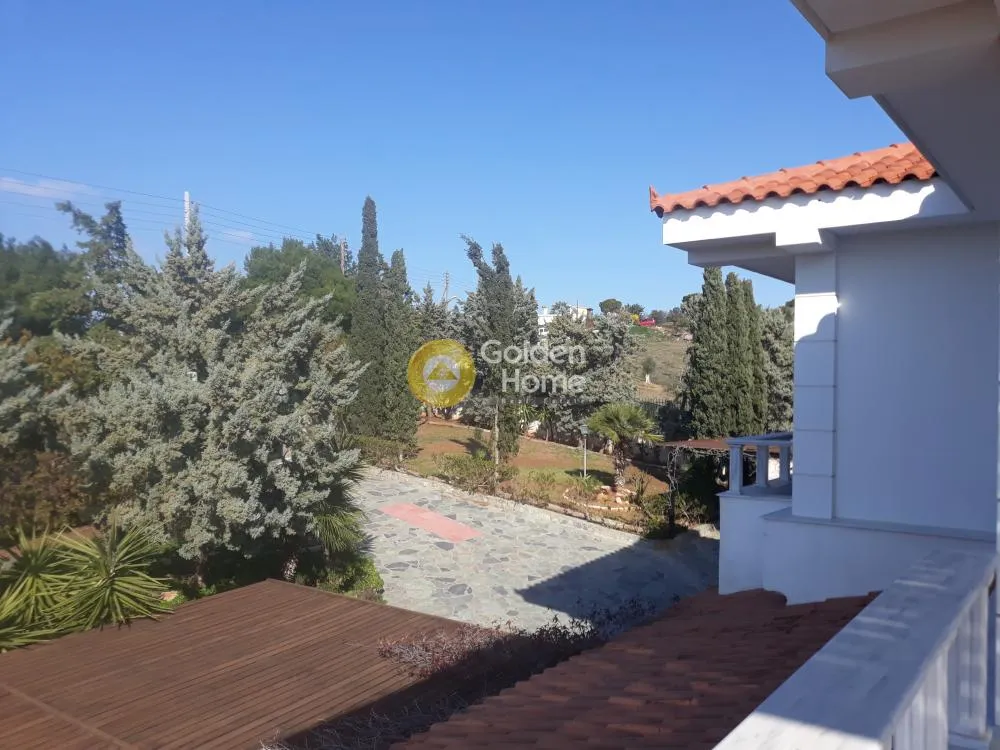 Terrasse - Villa with Sea View in Koropi