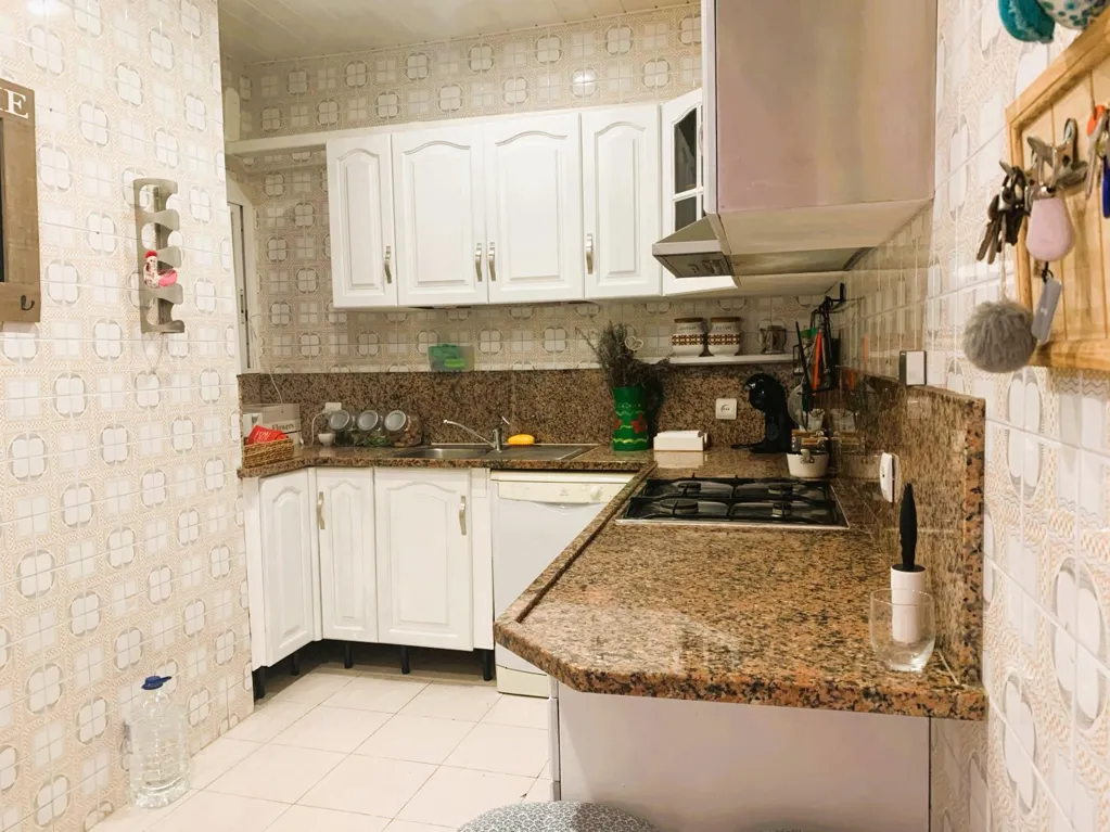 Cuisine - Bright Apartment with Balcony in Les Roquetes