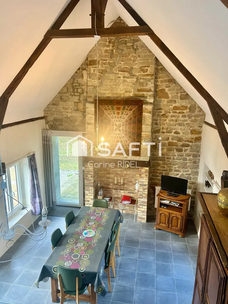Sala da pranzo - Charming Stone House with Gîte in Domjean