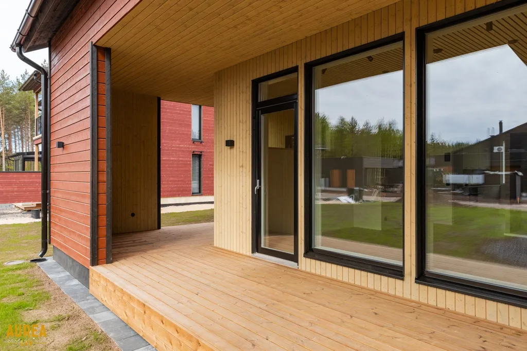 Terrasse - Modern Bungalow with Sauna in Ritaharju