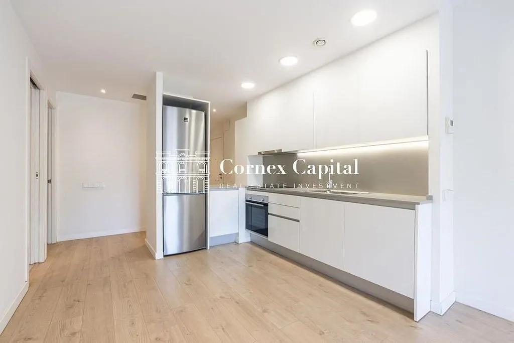Köök - Apartment with Pool in Poblenou, Barcelona