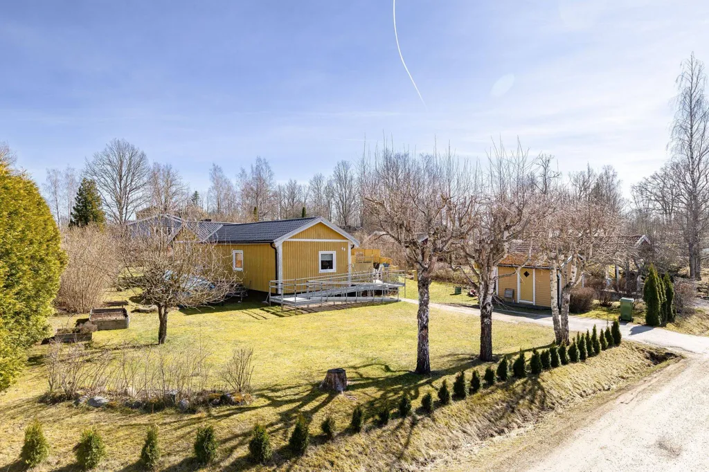 Vue aérienne - Villa with Garden near Linköping