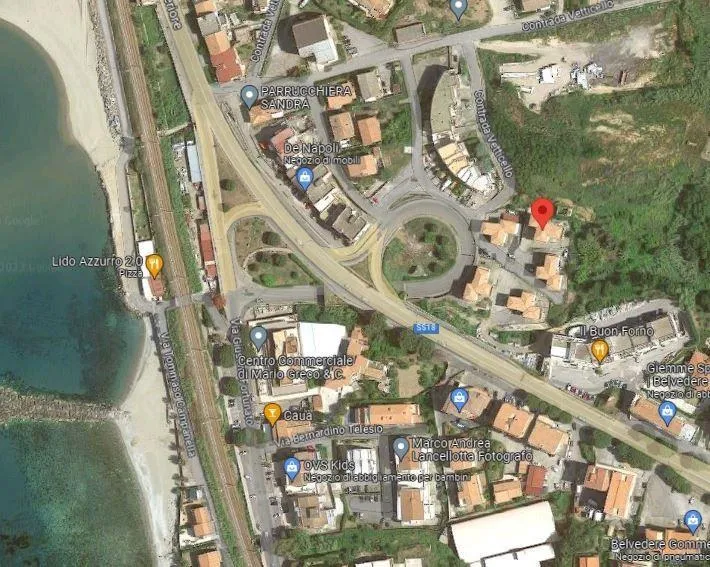 Triplex Apartment with Balcony in Belvedere Marittimo
