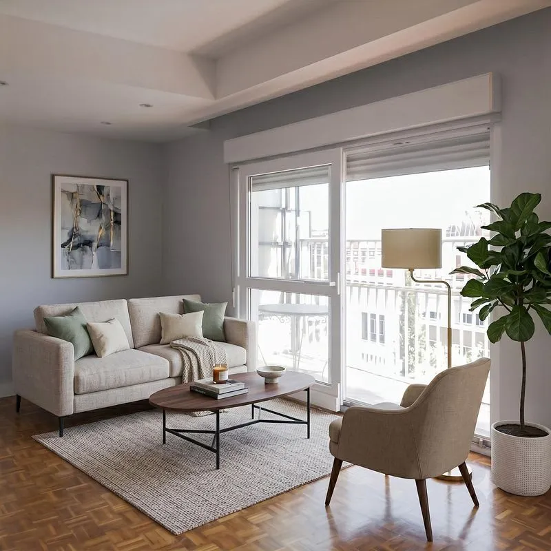 Séjour - Modern Flat with Balcony in Chamartín