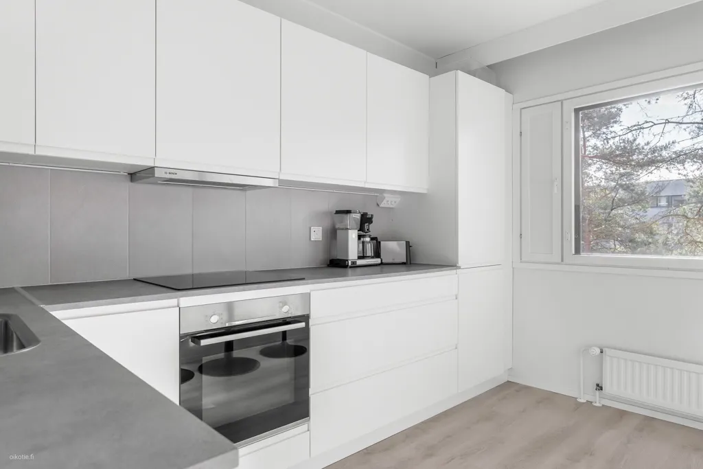 Köök - Renovated Flat with Balcony in Turku