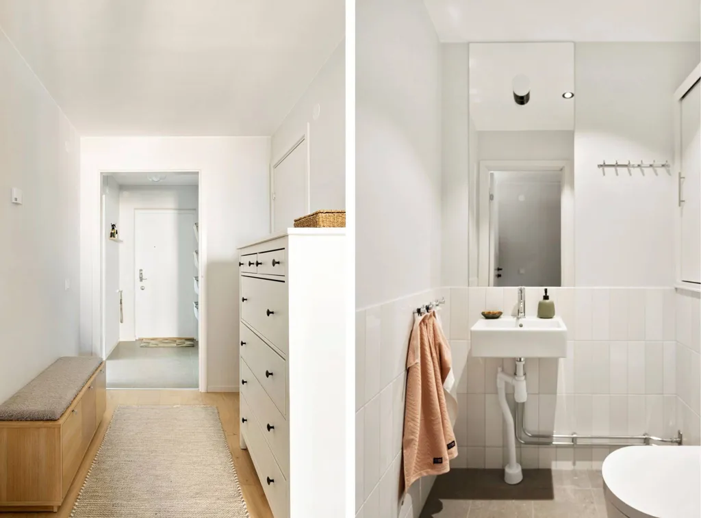 Salles de bain - Modern Flat with Slottspark View in Djursholm