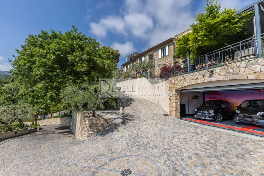 Extérieur - Maison de Maître avec Piscine et Vue Panoramique à Antibes