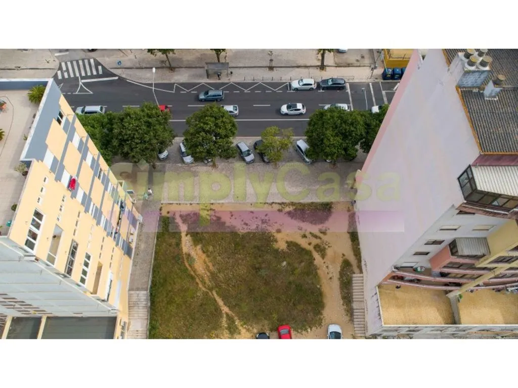 Õhuvaade - Construction Land with Approved Project in Setúbal