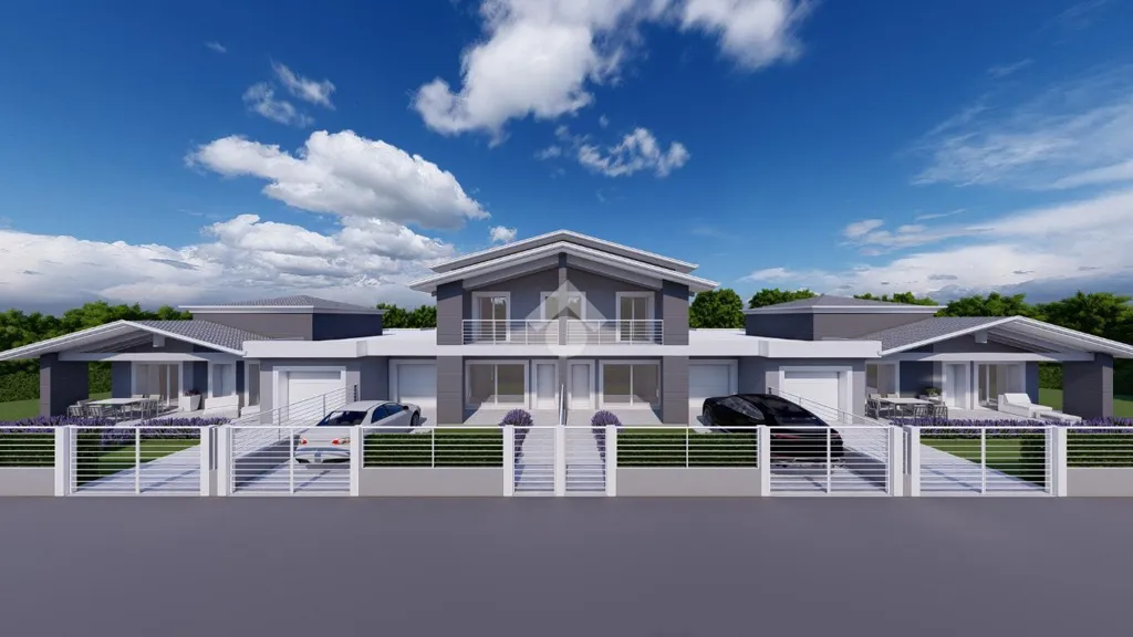 New Villa with Private Garden in Calcinato
