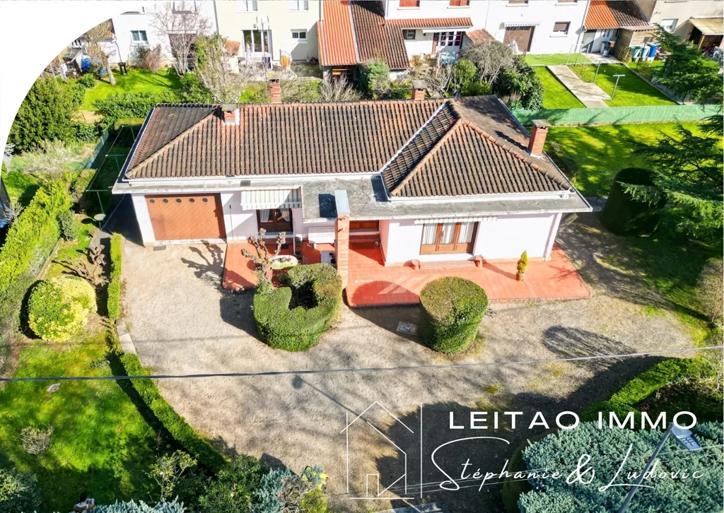Vista aerea - Charming Flat-Plan House with Garden in Graulhet