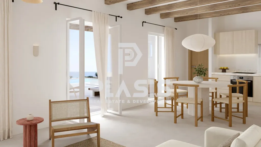 Söögituba - New Villa with Panoramic Sea View in Paros