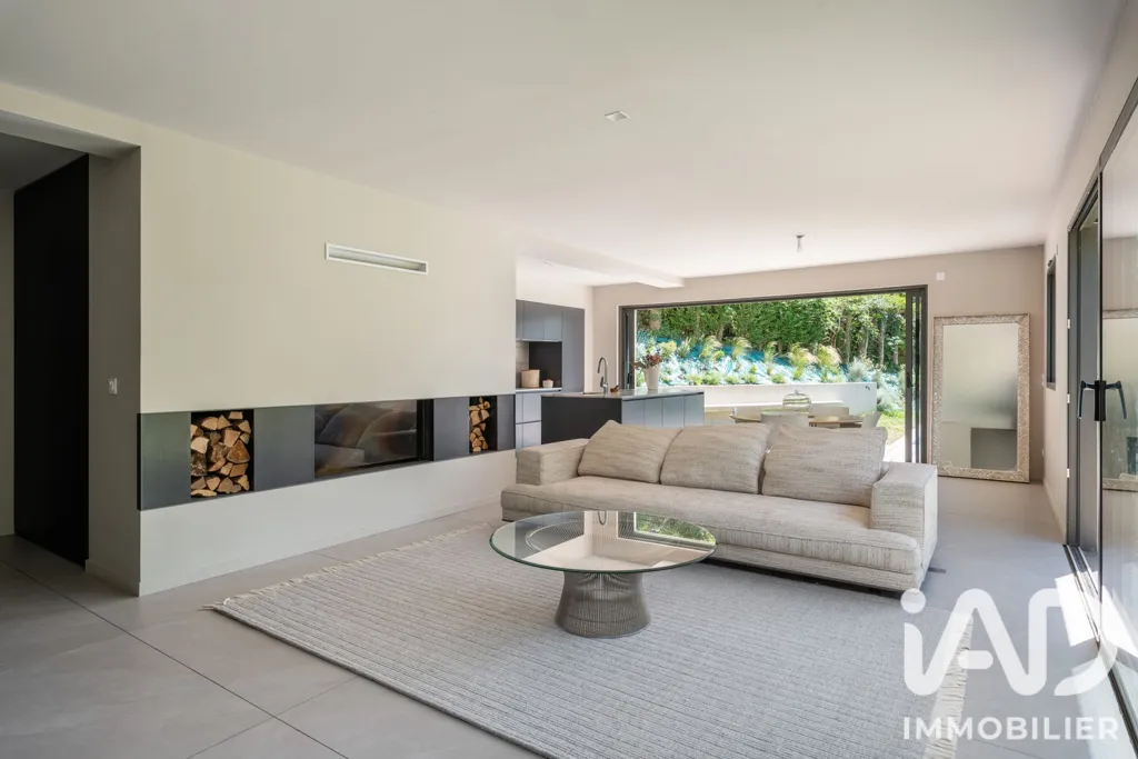 Soggiorno - Contemporary House with Pool in Saint-Martin-Le-Vinoux
