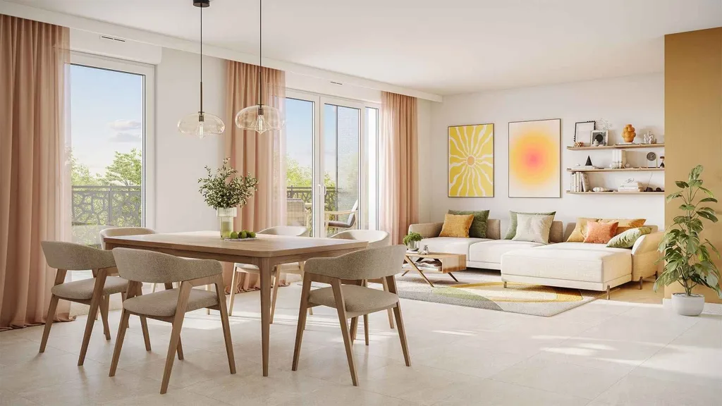 Söögituba - New Build Apartments with Views in Lentilly
