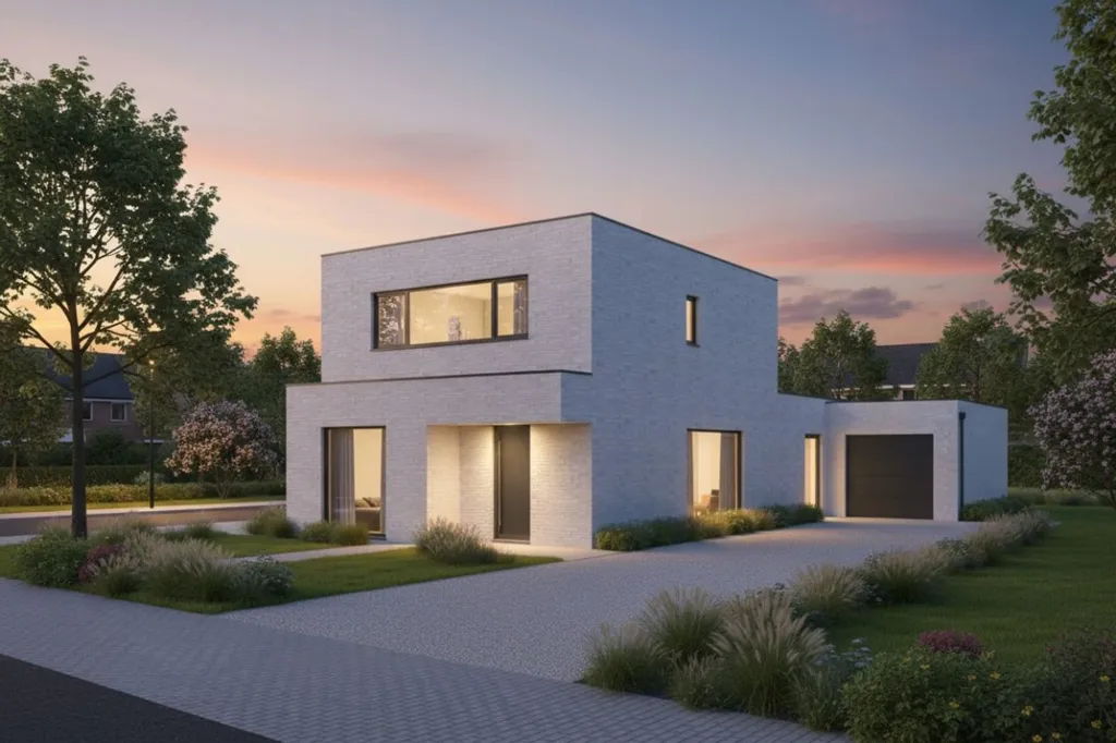 House with 4 Facades in Izegem